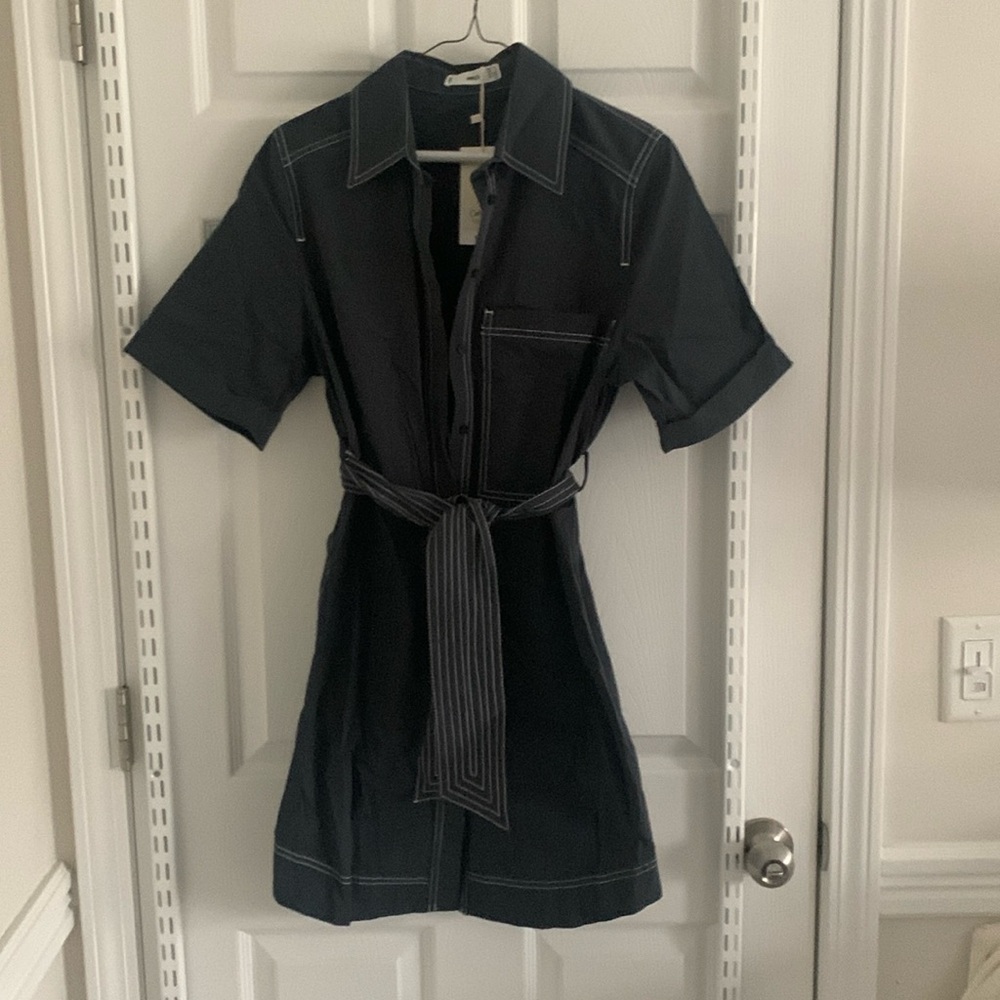 NWT Mango belted dress, size XS/2
